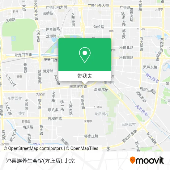 鸿喜族养生会馆(方庄店)地图