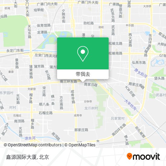 鑫源国际大厦地图