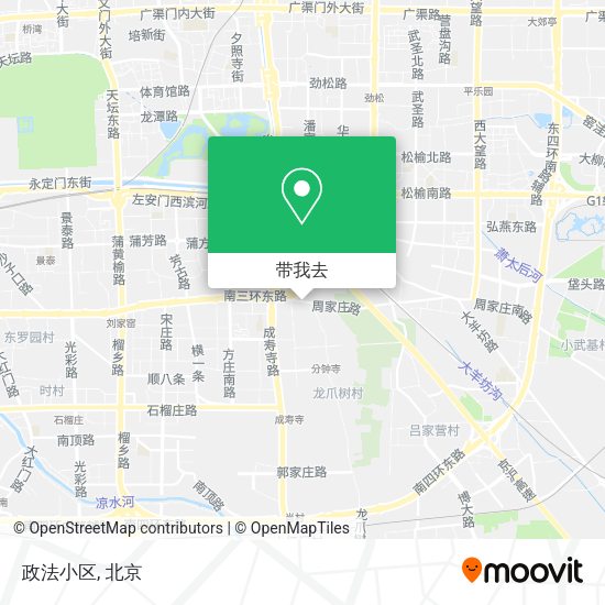 政法小区地图