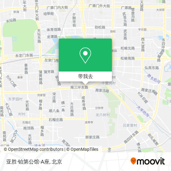 亚胜·铂第公馆-A座地图