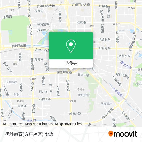 优胜教育(方庄校区)地图