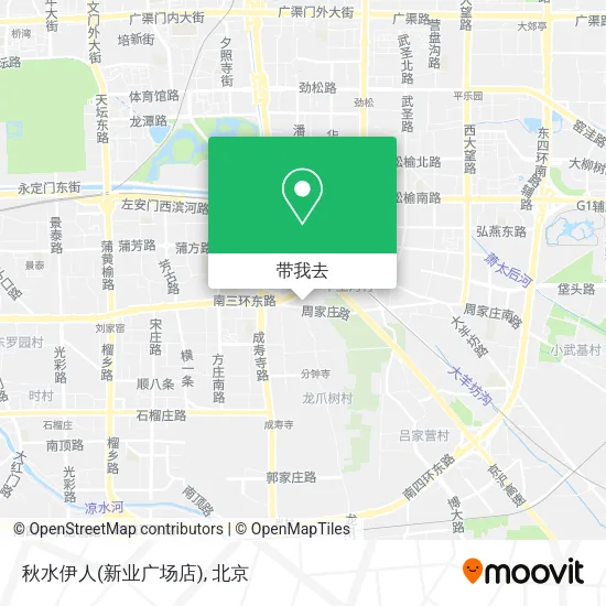 秋水伊人(新业广场店)地图