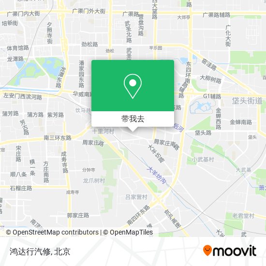 鸿达行汽修地图