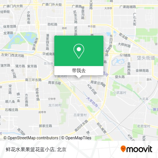 鲜花水果果篮花蓝小店地图