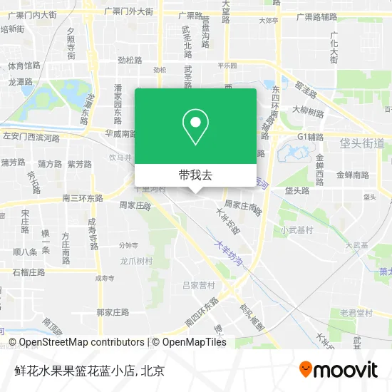 鲜花水果果篮花蓝小店地图