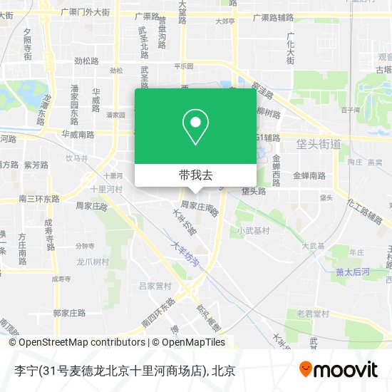 李宁(31号麦德龙北京十里河商场店)地图