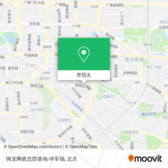 闽龙陶瓷总部基地-停车场地图