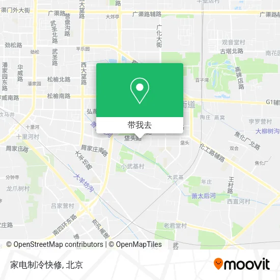 家电制冷快修地图