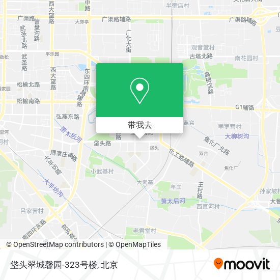 垡头翠城馨园-323号楼地图