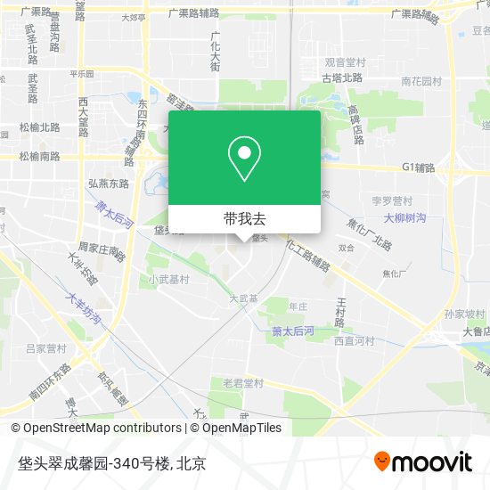 垡头翠成馨园-340号楼地图