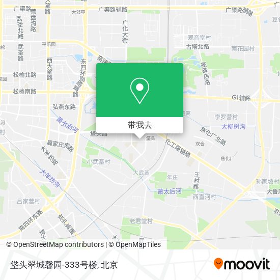 垡头翠城馨园-333号楼地图