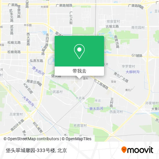 垡头翠城馨园-333号楼地图