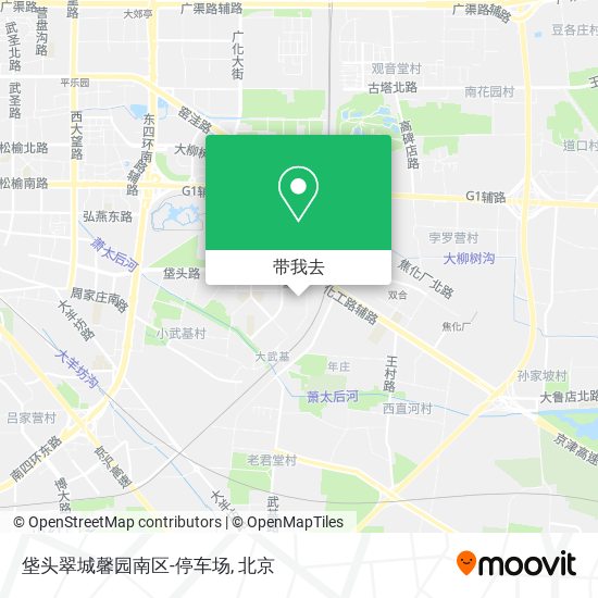 垡头翠城馨园南区-停车场地图