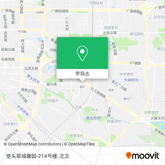 垡头翠城馨园-214号楼地图