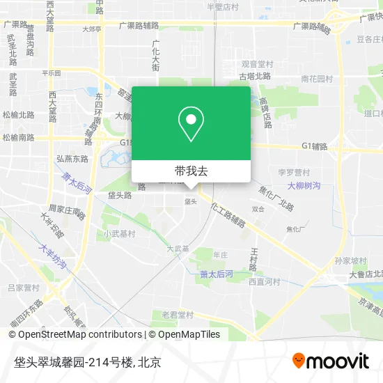 垡头翠城馨园-214号楼地图