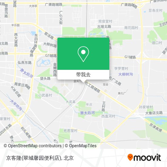 京客隆(翠城馨园便利店)地图