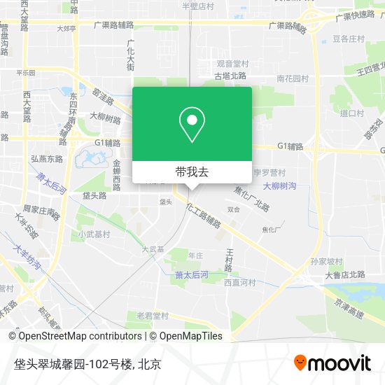 垡头翠城馨园-102号楼地图