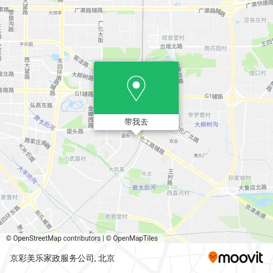 京彩美乐家政服务公司地图