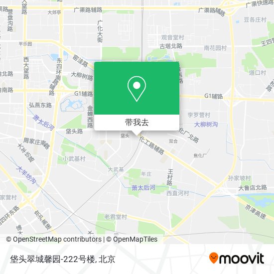 垡头翠城馨园-222号楼地图