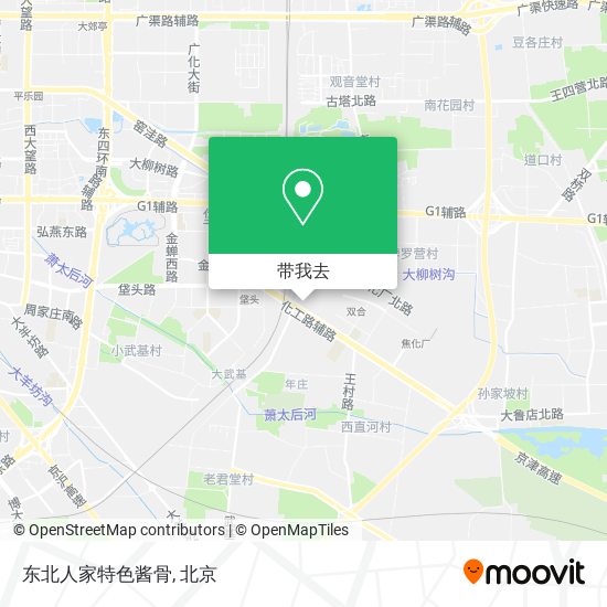 东北人家特色酱骨地图