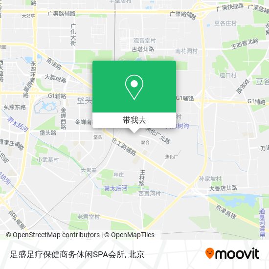 足盛足疗保健商务休闲SPA会所地图