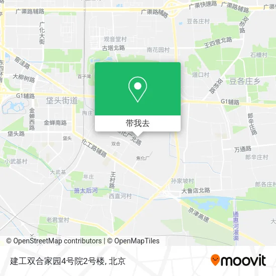 建工双合家园4号院2号楼地图