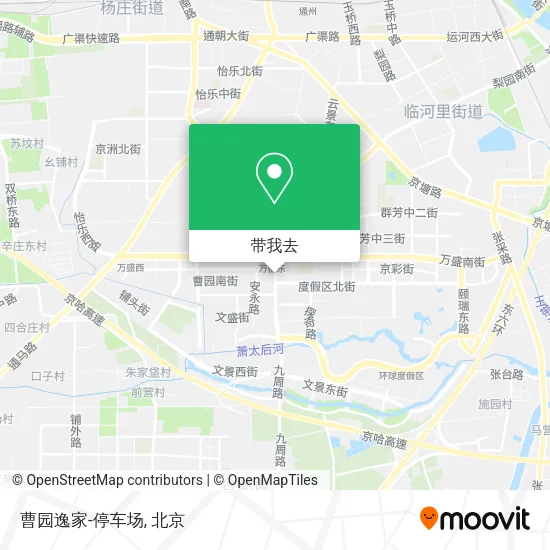 曹园逸家-停车场地图