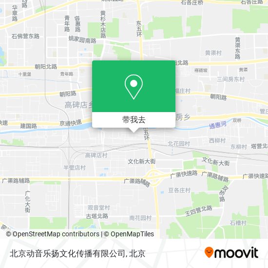 北京动音乐扬文化传播有限公司地图