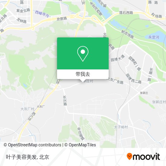叶子美容美发地图