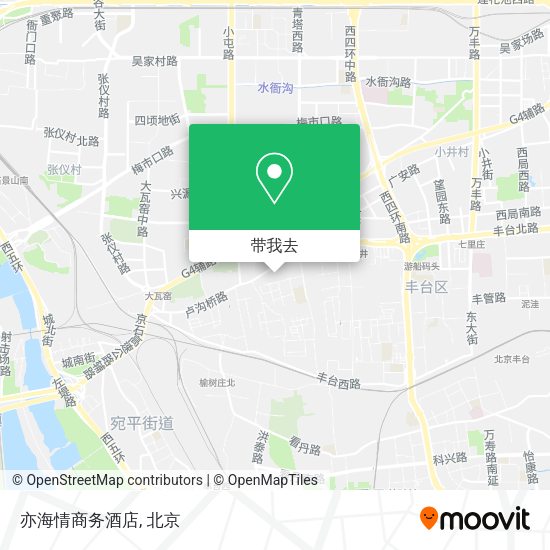 亦海情商务酒店地图