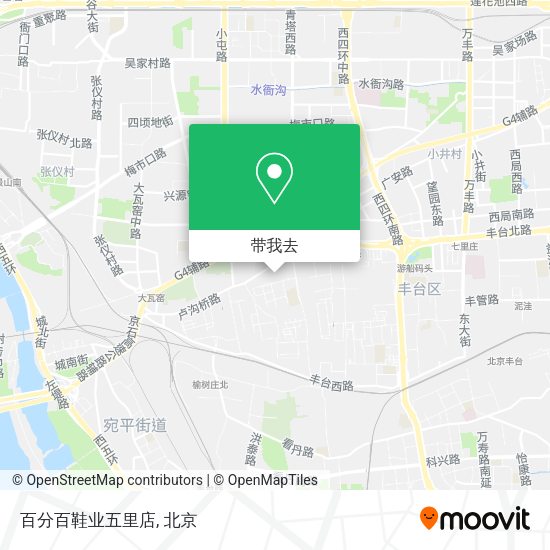 百分百鞋业五里店地图