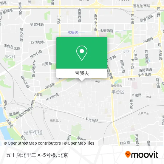 五里店北里二区-5号楼地图