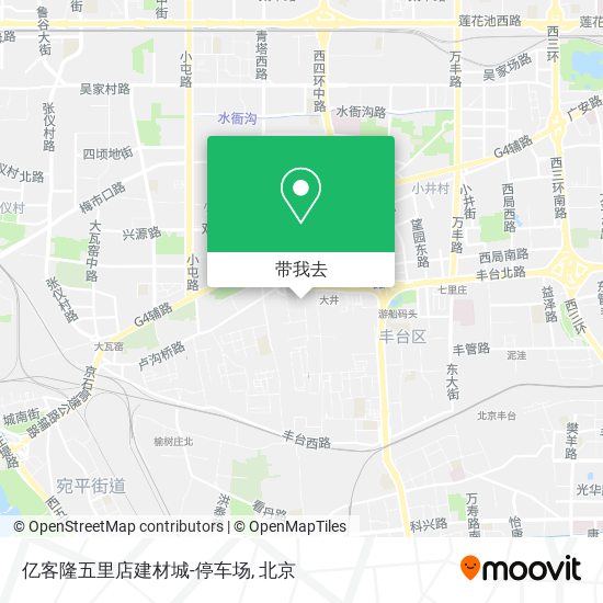 亿客隆五里店建材城-停车场地图