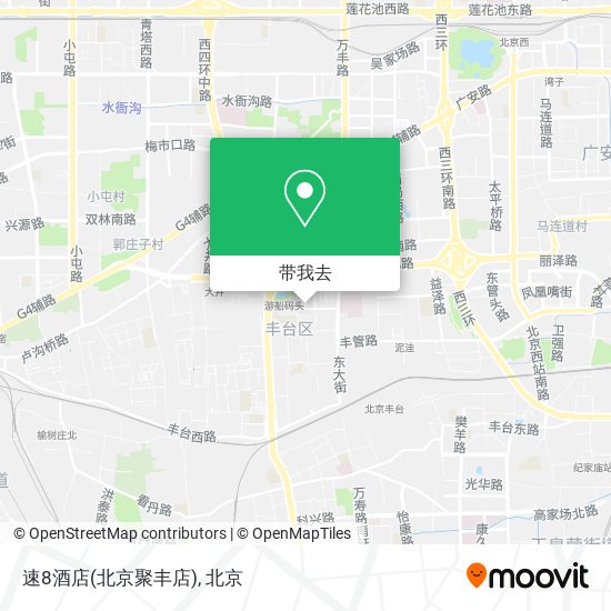 速8酒店(北京聚丰店)地图