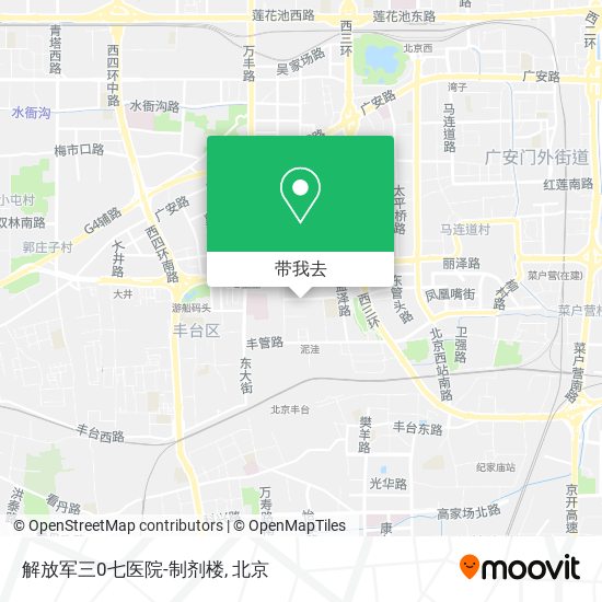 解放军三0七医院-制剂楼地图