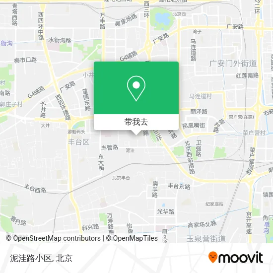 泥洼路小区地图