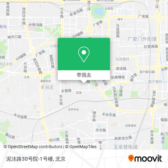 泥洼路30号院-1号楼地图