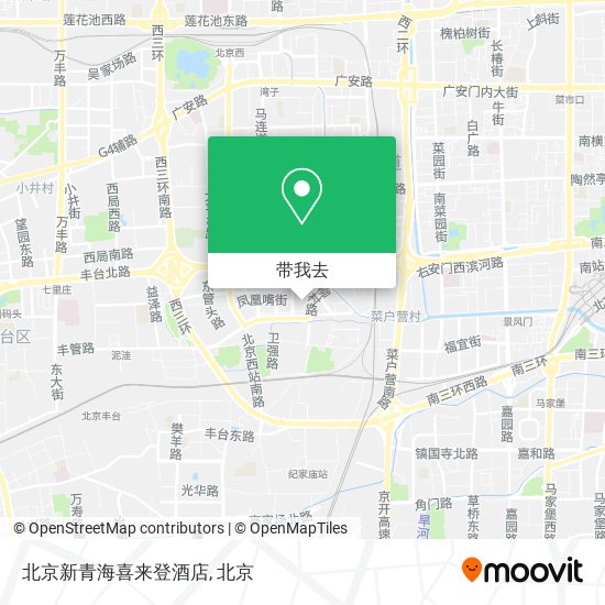 北京新青海喜来登酒店地图