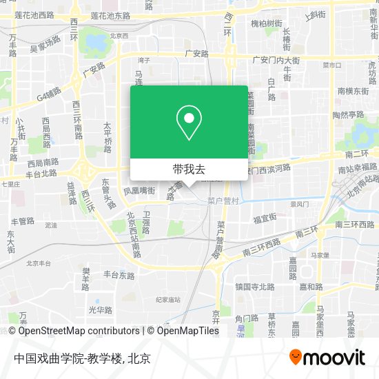 中国戏曲学院-教学楼地图