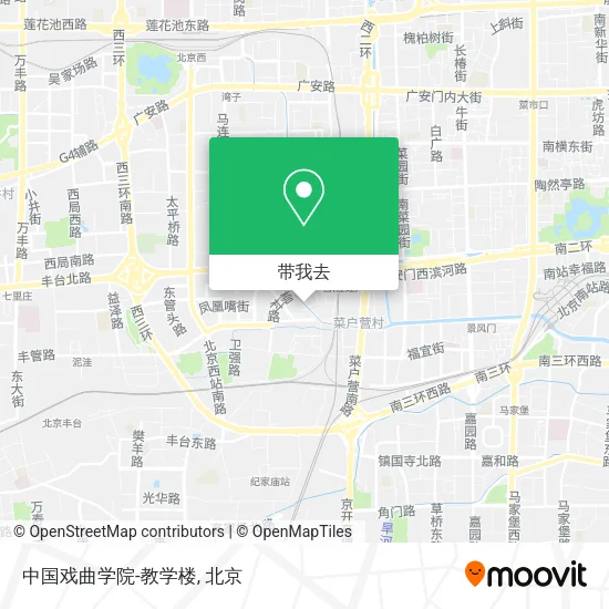 中国戏曲学院-教学楼地图
