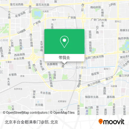 北京丰台金都满泰门诊部地图