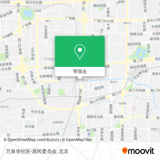 万泉寺社区-居民委员会地图