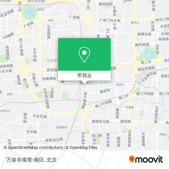 万泉寺南里-南区地图