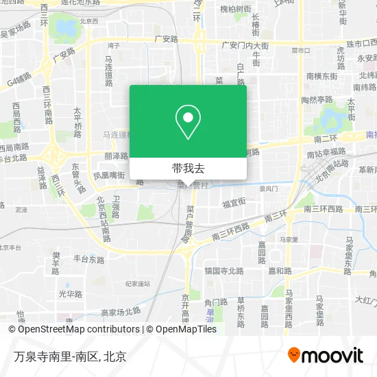万泉寺南里-南区地图