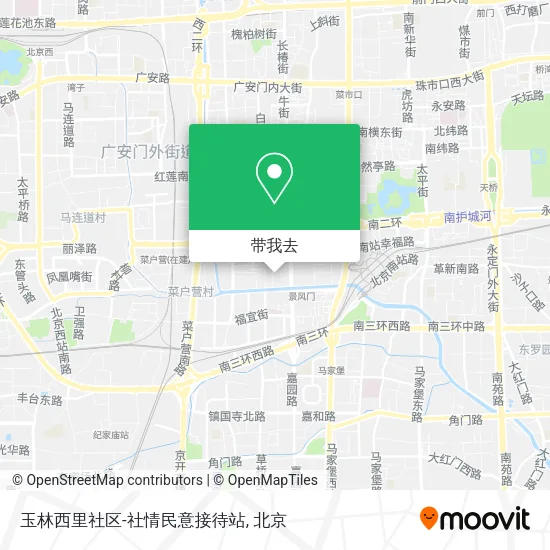 玉林西里社区-社情民意接待站地图