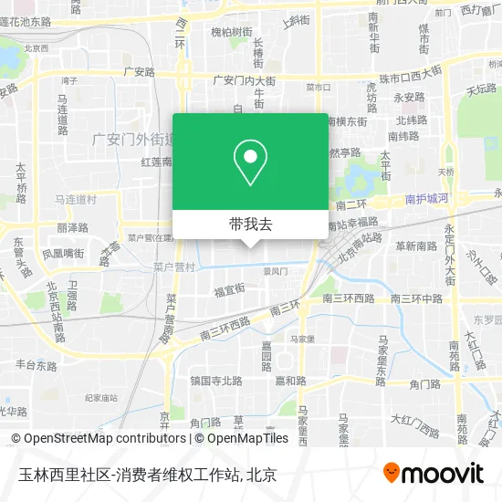 玉林西里社区-消费者维权工作站地图