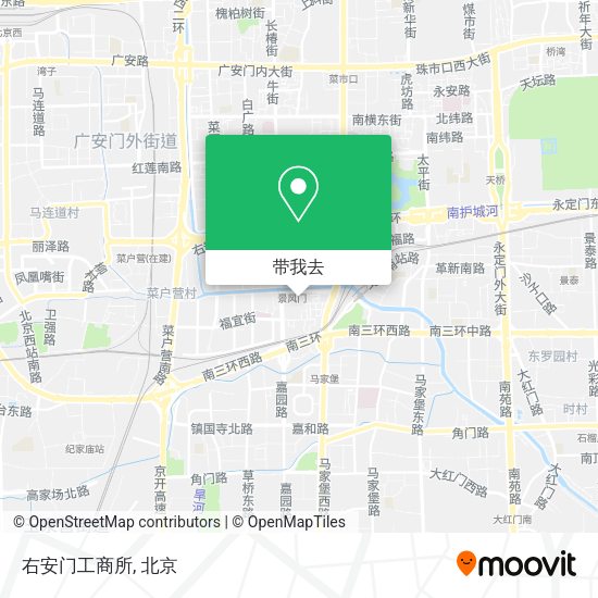 右安门工商所地图