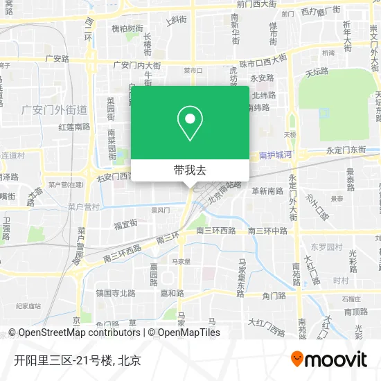 开阳里三区-21号楼地图