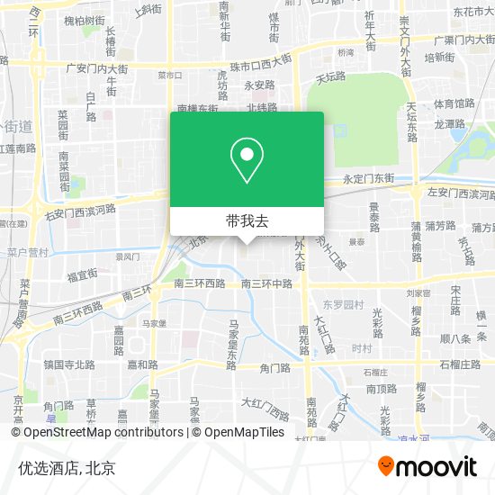优选酒店地图