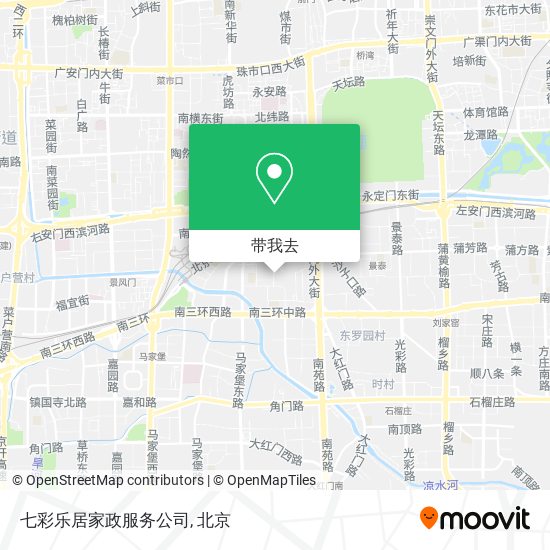 七彩乐居家政服务公司地图
